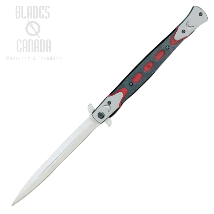 UC Rampage Stiletto Flipper Folding Knife, Assisted Opening, 6" AUS 6, UC2775